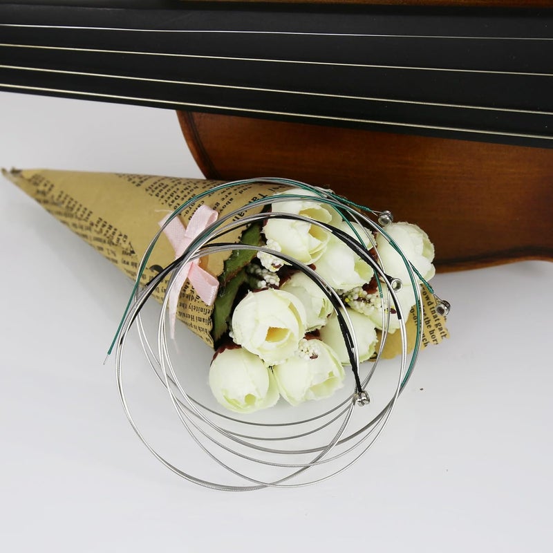 Danchet Violin Strings 4/4 D3. 2 pcs & G4. 2 pcs Beginners Level, Ball End, Nickel Chromium Wound 301… - Image 2